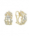 Effy Jewlery Moderna 14K Yellow Gold Diamond Earrings, .39 TCW