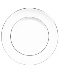 In an exquisite union of the contemporary and the classical, renowned bridal designer Vera Wang and Wedgwood have created a dinnerware and dishes pattern that brings elegance to the modern table. Blanc sur Blanc marries pure white with a textured matte border and platinum edging for subtle tonal contrast.