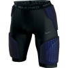 Mens Nike Pro Combat Visible Deflex Mens Basketball Shorts Black / Royal Blue 369261-012