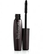 Dramatically thickens, lengthens, curls and sculpts lashes with each stroke. The lightweight, nutrient-infused formula leaves lashes super-shiny, soft and clump-free all day long. The innovative bristled bullet-shaped brush is perfectly engineered to work harmoniously with the advanced Natural CottonFiber-infused formula to provide high volume, thickness, suppleness and resistance.