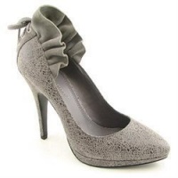 BCBG MICHAH STEEL GREY PUMP SHOES WOMEN 10 M