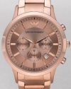 Emporio Armani Chronograph Rose Gold Tone Ladies Watch AR2452