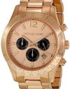 Michael Kors Layton Rose Gold-tone Chronograph Mens Watch MK8186