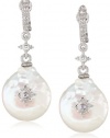 Judith Ripka Aspen Aspen Coin Pearl Drop Earrings