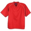 Mizuno Men's Premier G3 Short Sleeve Batting Jersey (Red, Medium)