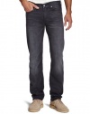 7 For All Mankind Men's Slimmy Slim Straight Leg Jean, Grey Harbor, 33