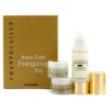 Chantecaille Nano Gold Energizing Trio: Firming Treatment 50ml + Face Cream 15ml + Eye Cream 15ml - 3pcs