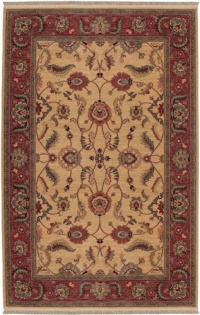 Karastan Ashara Agra Ivory Oriental Rug Size: 4'3 x 6'