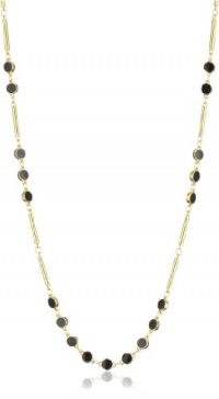 Kate Spade New York Dotted Line Black Scatter Necklace