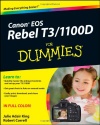 Canon EOS Rebel T3/1100D For Dummies (For Dummies (Computers))