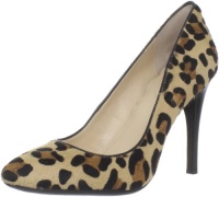 Calvin Klein Women's Whinnie Hair Calf Pump,Leopard,8.5 M US