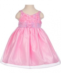 Princess Faith Rose Darling Dress with Diaper Cover (Sizes 12M - 24M) - pink, 24 months