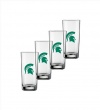 NCAA Michigan State Spartans Set of 4 Highball Glasses, 15-Ounce