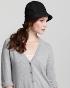 Rain doesn't have to mean bad hair days--throw on Burberry's Gabrielle rain hat when the weather isn't so favorable.