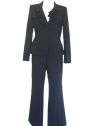 ANNE KLEIN Women's Jacket And Pants Suit-BLACK-14P