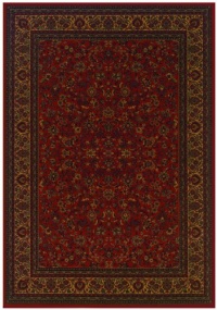 Couristan 3791/4872 EVEREST Isfahan 110-Inch by 149-Inch Polypropylene Area Rug, Crimson