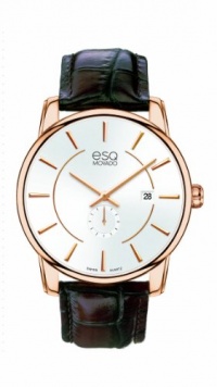 ESQ Movado Men's 07301414 esq CAPITAL tm Round Gold-Plated Watch