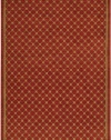 Karastan English Manor Collection Coventry Trellis Red 8' X 10'5