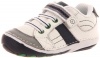 Stride Rite SRT SM Artie Sneaker (Infant/Toddler),White/Navy,6 W US Toddler