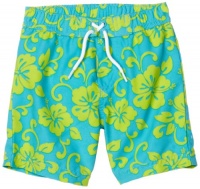 Little Me Baby-boys Infant Monkey Swimtrunk, Green Multi, 24 Months