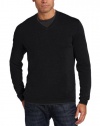 Perry Ellis Men's Long Sleeve Soild Merino V-Neck Sweater