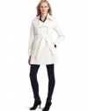 Via Spiga Women's Barbara Asymmetric Zip Trench, Pearl, S US