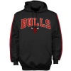 NBA Majestic Chicago Bulls Black Classic Pullover Hoodie Sweatshirt