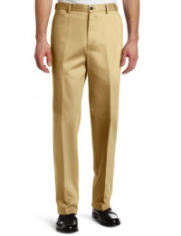 Haggar Men's Work To Weekend No Iron Twill Plain Front Pant