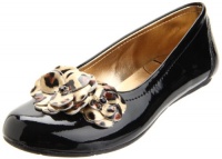 Jessica Simpson Kallie Ballet Flat (Little Kid/Big Kid),Black Patent,13 M US Little Kid