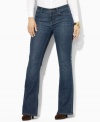 Lauren Jeans Co.'s essential pant features a slim, bootcut leg and a hint of stretch for a versatile, modern look.