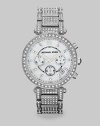 Michael Kors Women's 'Parker' Silver Super Glitz Watch - MK5572