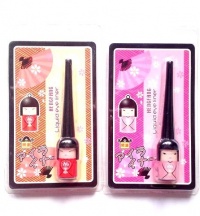 #52106A Cute Japanese Doll Black Waterproof Liquid Eyeliner Smudge Proof Makeup Eye Liner