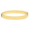 Bonded Sterling Silver and 14k Yellow Gold Bangle Bracelet