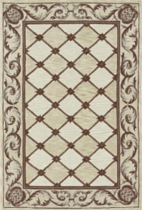 Dalyn Rugs Galleria Gl 11 Ivory, 3-Feet 6 by 5-Feet 6-Inch