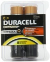 Duracell Coppertop Alkaline Batteries, MN1400 Duralock, Size C, 8-Count (Pack of 2)