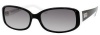 Kate Spade Paxton/N/S Sunglasses - 0FT7 Black White (Y7 Gray Gradient Lens) - 53mm