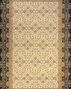 Area Rug 8x10 Rectangle Traditional Charcoal Color - Momeni Persian Garden Rug from RugPal