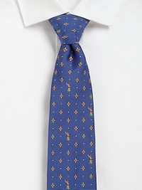 EXCLUSIVELY OURS. This limited-edition, novelty print tie is all business, with a playful dash of whimsy.SilkDry cleanMade in USA