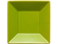 Waechtersbach Effect Glaze Kiwi Small Rimmed Square Plate, Set of 2