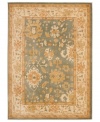 Introduce the casual, historical elegance of Oushak rugs to your home with this modern Caladonia area rug from Lauren Ralph Lauren. Crafted in Turkey using advanced power-looming techniques to create the look of heathered fibers for a soft, lustrous appearance in durable polypropylene.