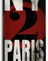 New York to Paris 14x32 Artistic Planked Wood Sign by Cory Steffen