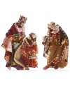 Light up your lawn with these large-scale outdoor decorations of the Three Wise Men, each holding their gifts to present to Baby Jesus. Pair with the coordinating Holy Family 3 Piece Set for the full Nativity scene.