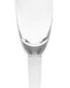 Denby White Glassware Champagne Flutes, Set of 2