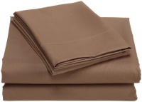 Divatex Home Fashions  Microfiber Twin Sheet Set, Bronze