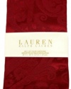 Lauren Ralph Lauren Napkins Dressage Red Paisley Jacquard Table Linens / Napkins 20 X 20 Inches Set of 4 Dinner Napkins Holiday Fall