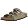 Birkenstock Florida Birkibuc Triple Strap Sandal