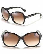 Tod's oversized rectangle sunglasses are just the fashion-forward design you've been after.