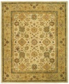 Area Rug 8x10 Rectangle Traditional Ivory - Gold Color - Safavieh Anatolia Rug from RugPal