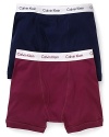 Contrast elastic waistband with logo lettering