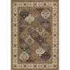 Couristan 6380/5987 Everest Mosaic Panel/Crimson-Multi 5-Feet 3-Inch by 7-Feet 6-Inch Rug